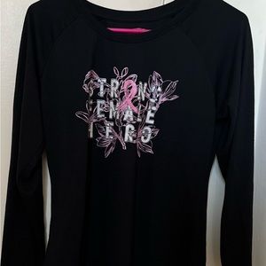 Cotton medium breast cancer survivor shirt